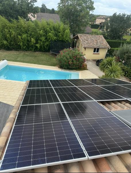 Installation de panneaux photovoltaïques